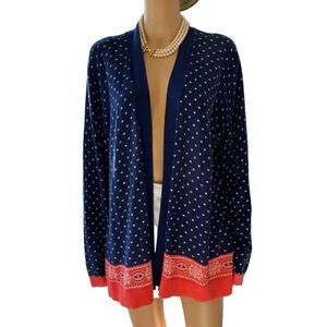 Soft Casual Cozy Boho Open Cardigan Sweater Women Plus Size 2X Stretch